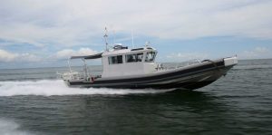 Silver Ships Ambar Series AM 1100 RHIB in action