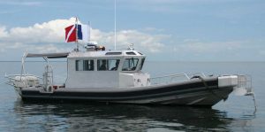 Silver Ships Ambar Series AM 1100 patrol vessel with full pilothouse