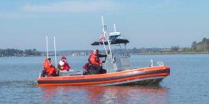Silver Ships Ambar Series AM 700 open pilothouse small Coast Guard boat