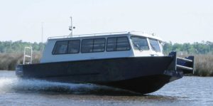 Silver Ships Explorer Series passenger boat on river