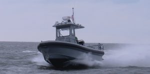Silver Ships Freedom Series small aluminum police boat