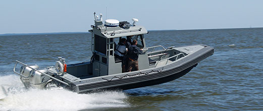 Law enforcement Ambar Series aluminum boat