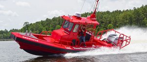 Red Tow Boat U.S. Ambar series aluminum boat