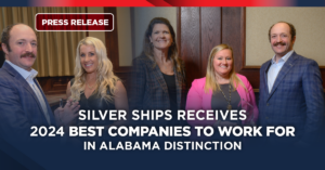 Silver Ships team receiving award